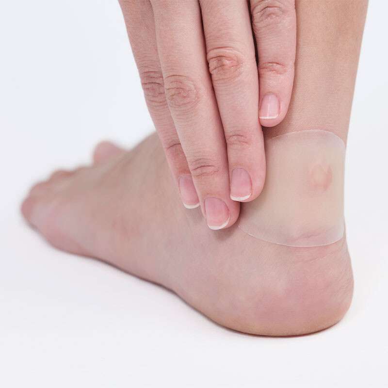 blister plaster on heels
