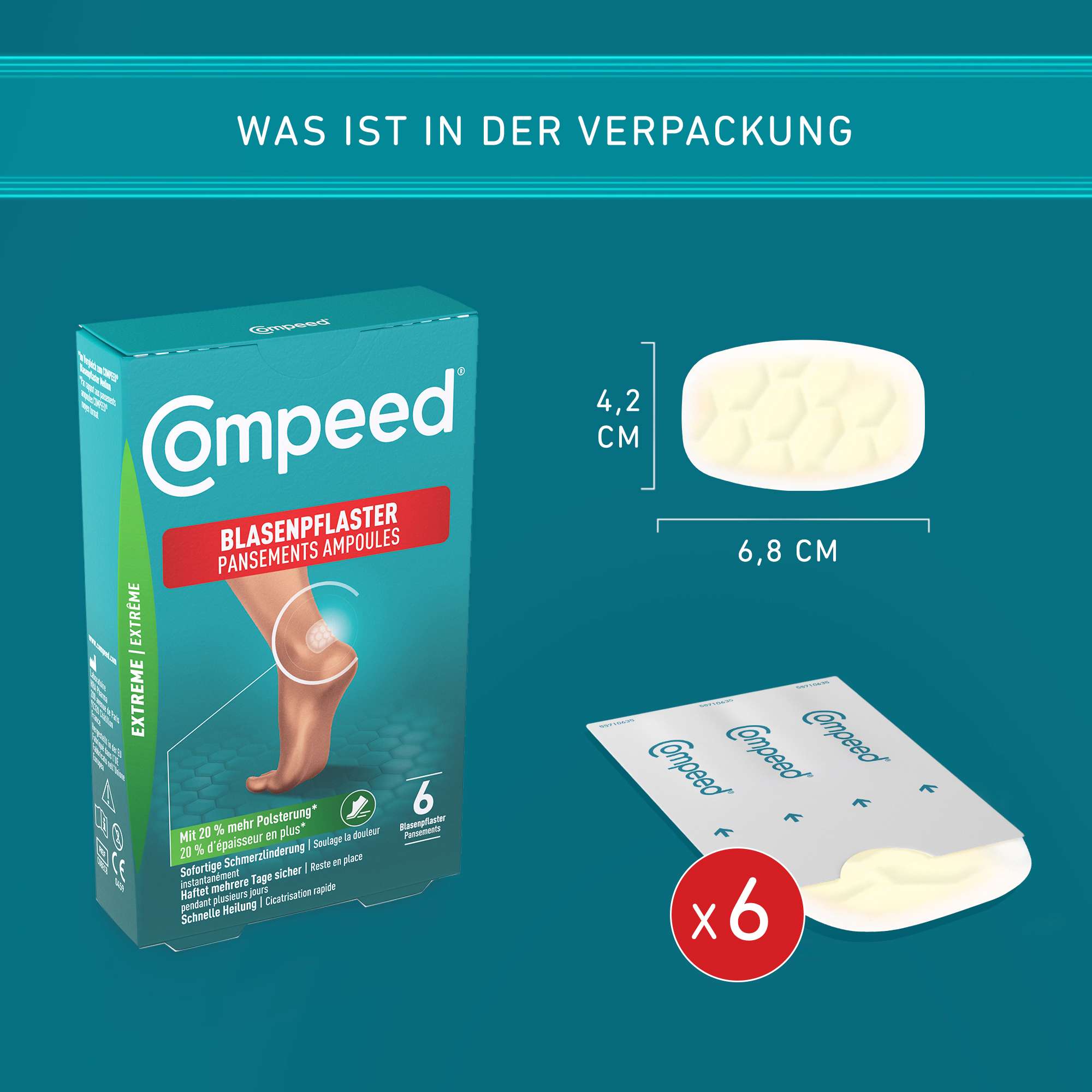 Compeed Blister plaster package